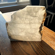 Our stand up selenite slabs 