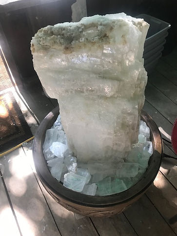 Crystalline Phoenix Selenite Fountain 